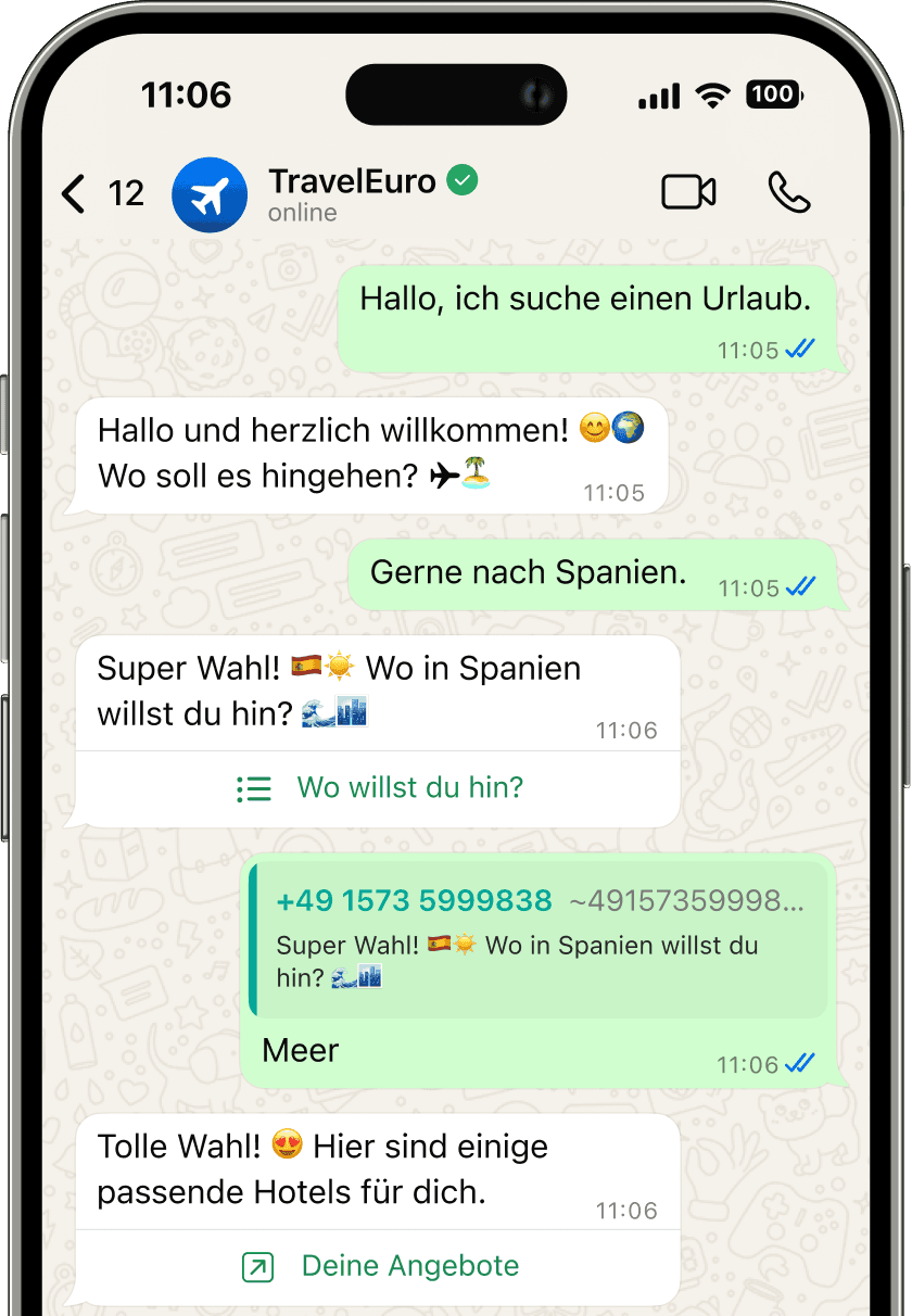 Automatisierte Reiseberatung