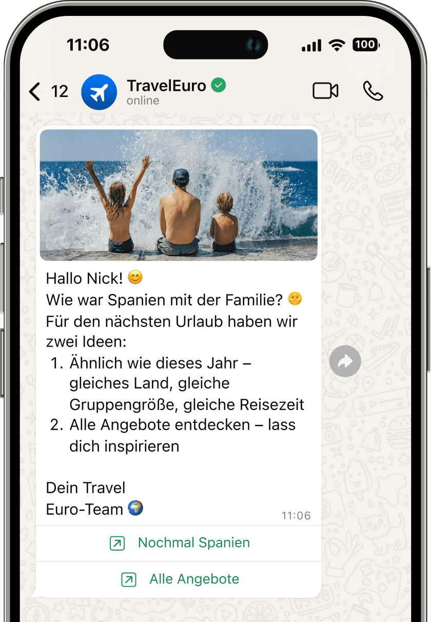 WhatsApp Newsletter für saisonale Angebote