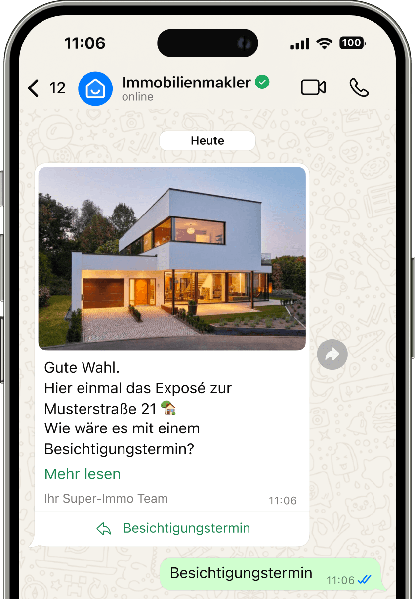 Exposés mit QR-Code verschicken