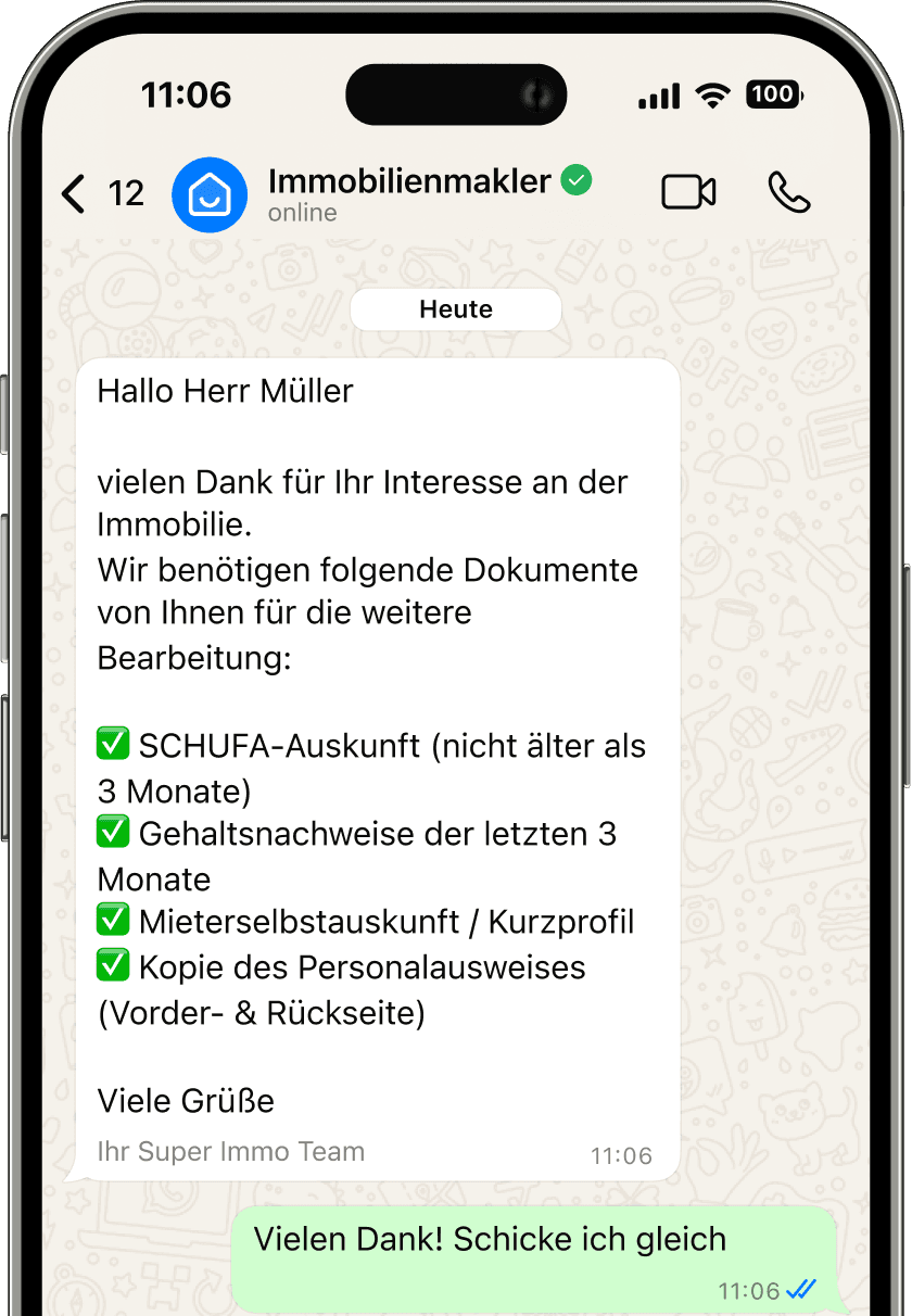 Personendaten automatisch abfragen