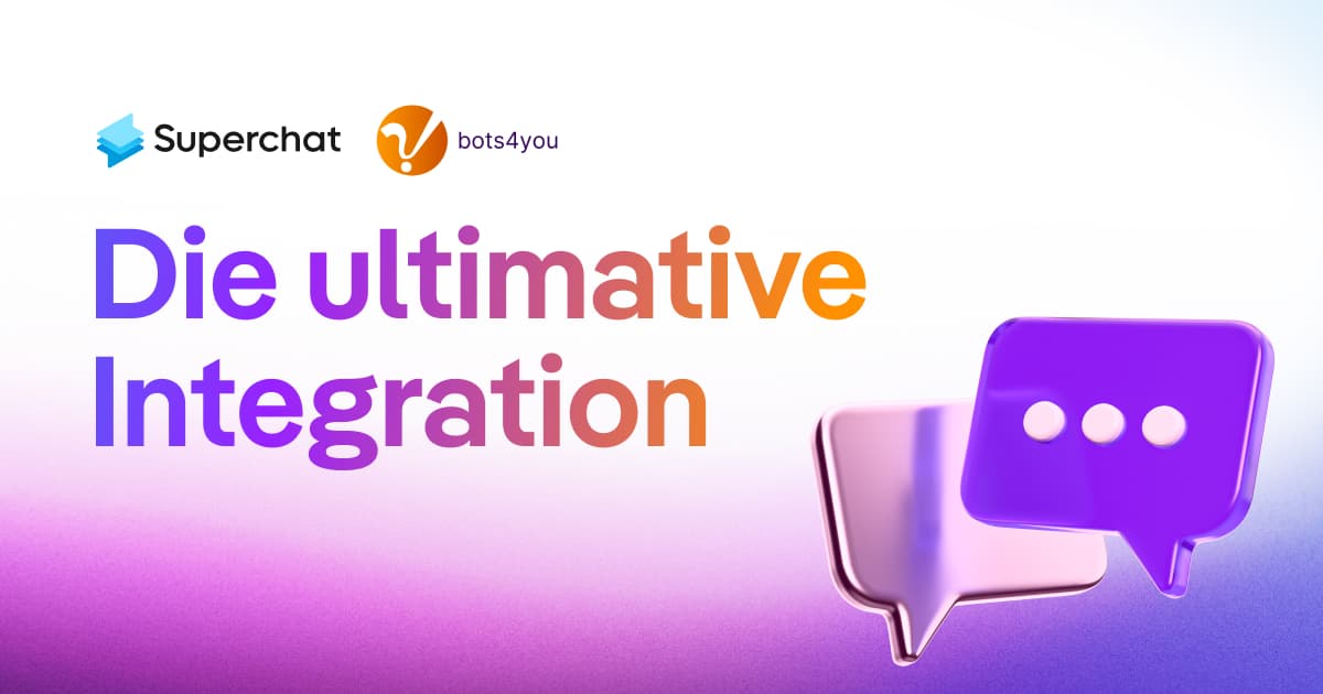 Maximale Effizienz mit KI-Voicebots im Kundenservice: Superchat & Bots4You