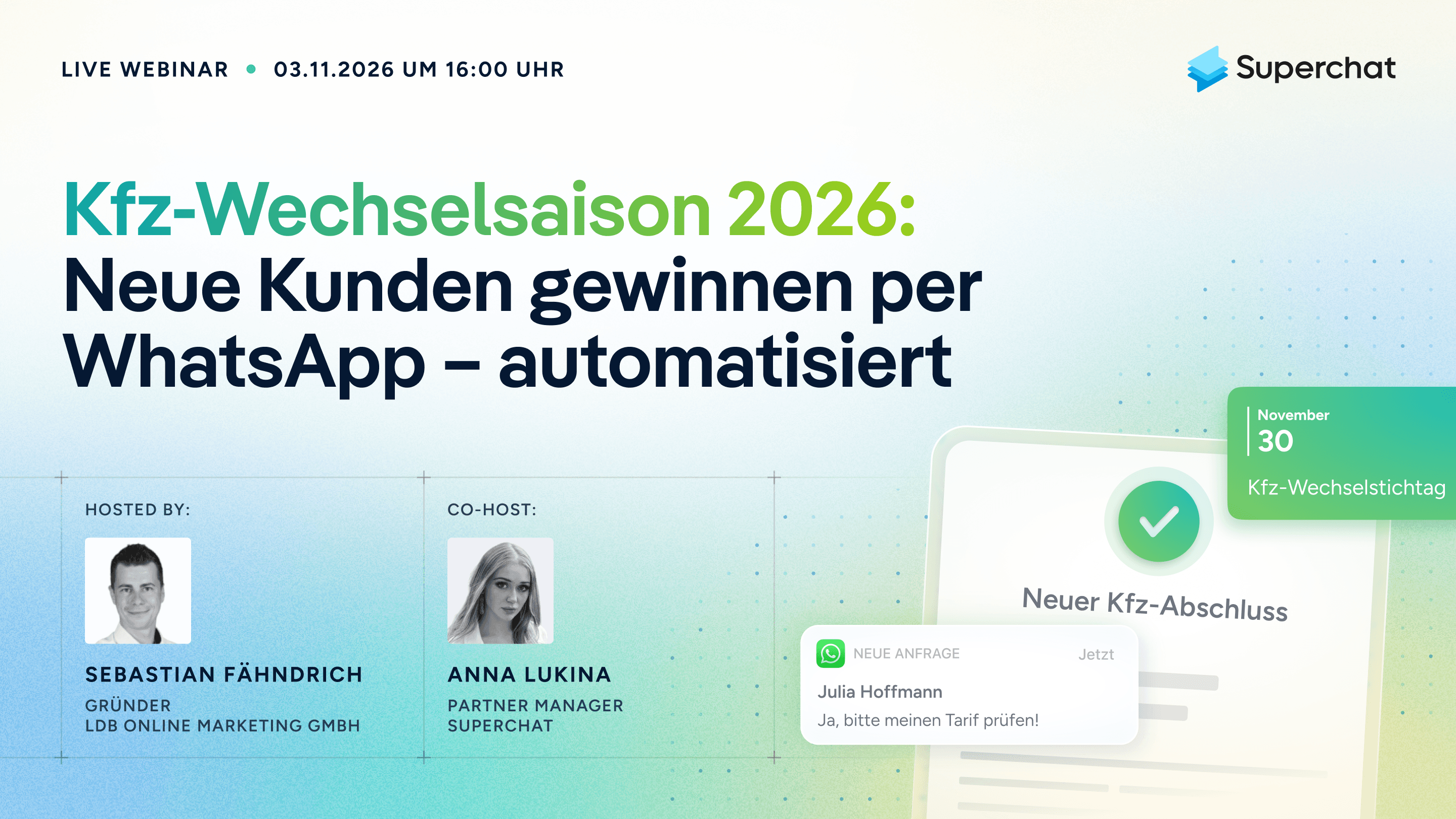 Kfz-Wechselsaison 2026: Neue Kunden gewinnen per WhatsApp – automatisiert