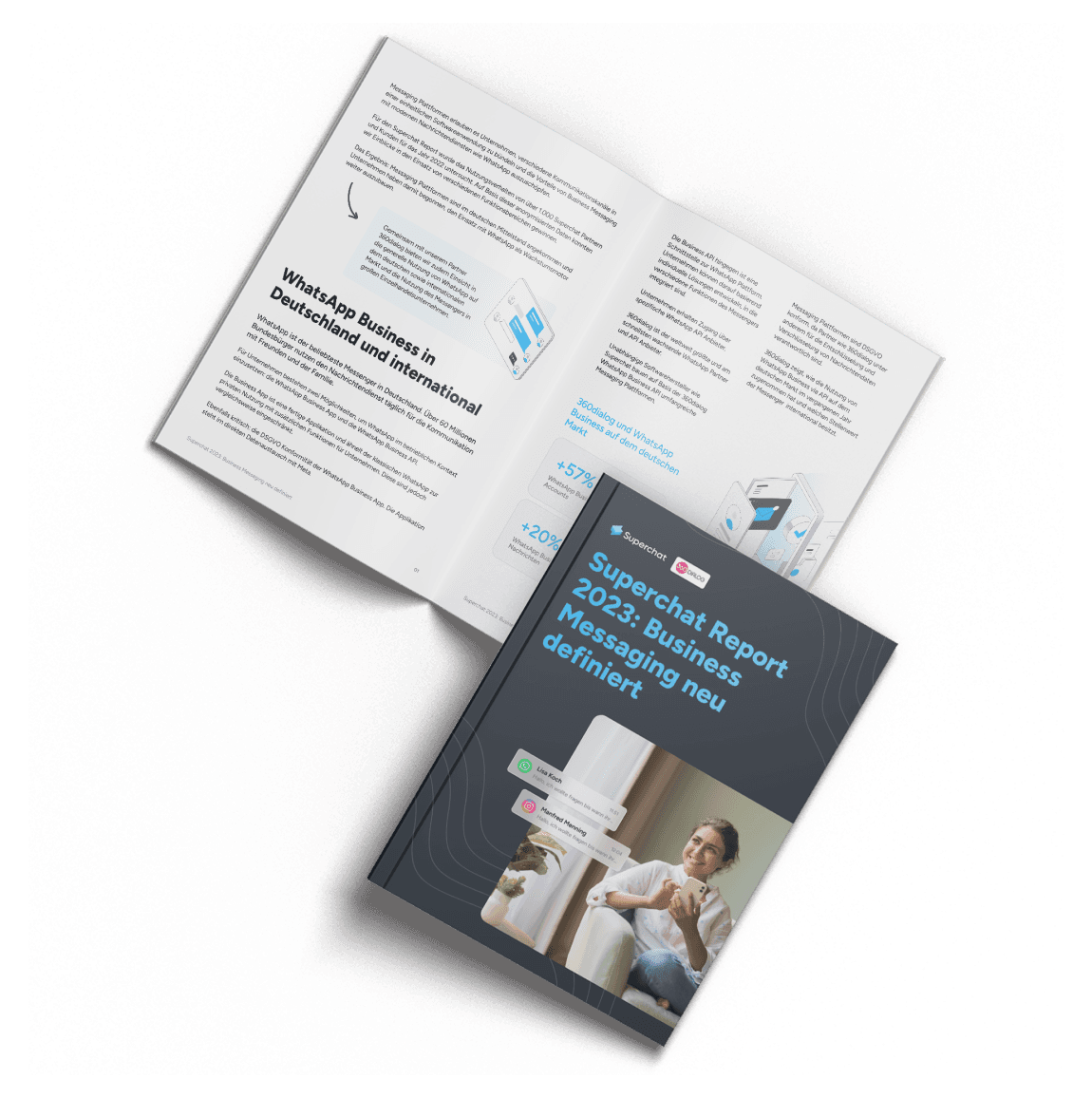 Abbildung Superchat Messaging Report 2023