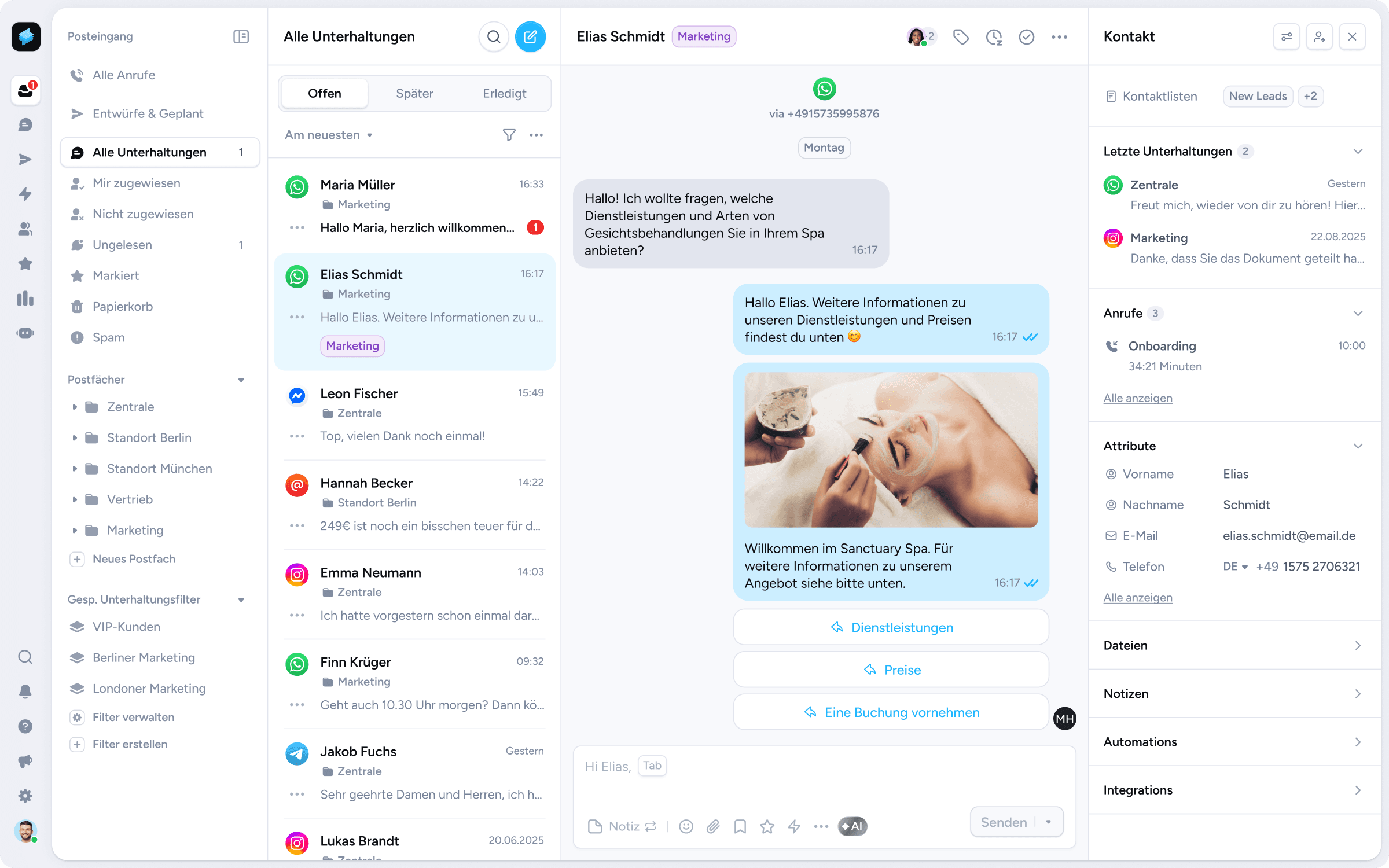 Superchat desktop mockup
