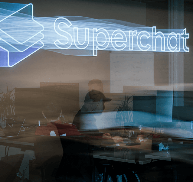 Das Team von Superchat bei der Arbeit