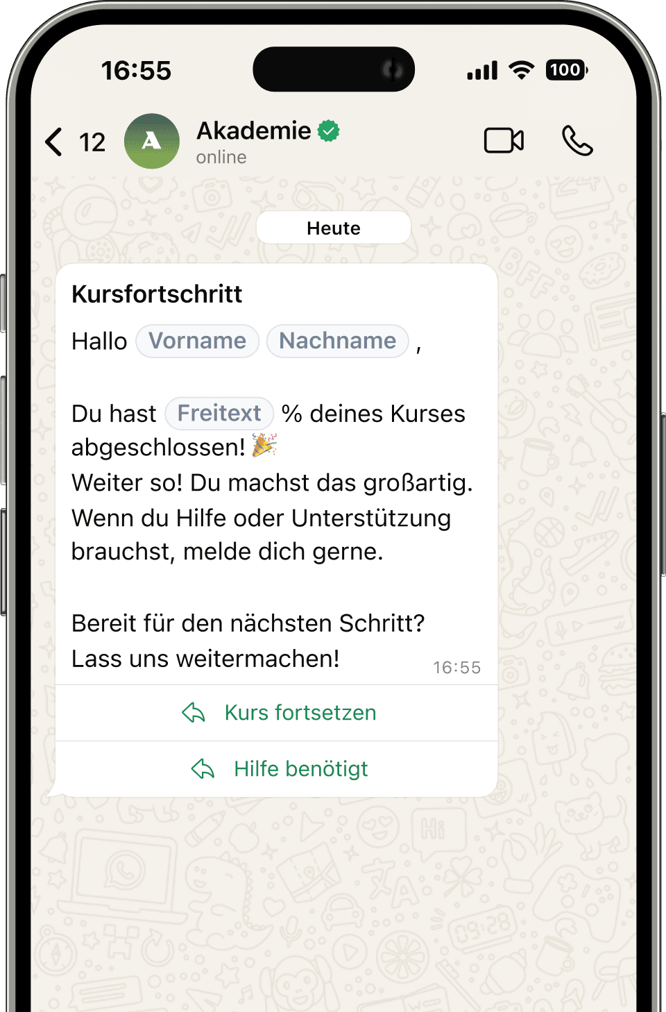 Schneller Support mit WhatsApp-Vorlagen