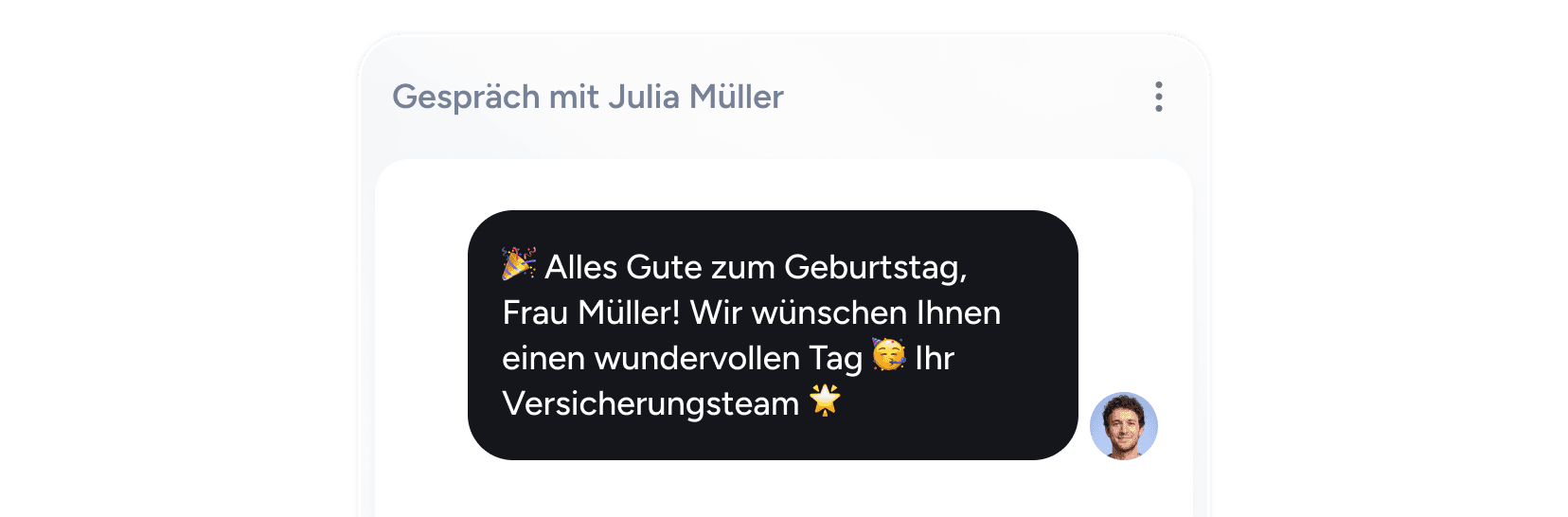 Automatisierte Geburtstagsgrüße