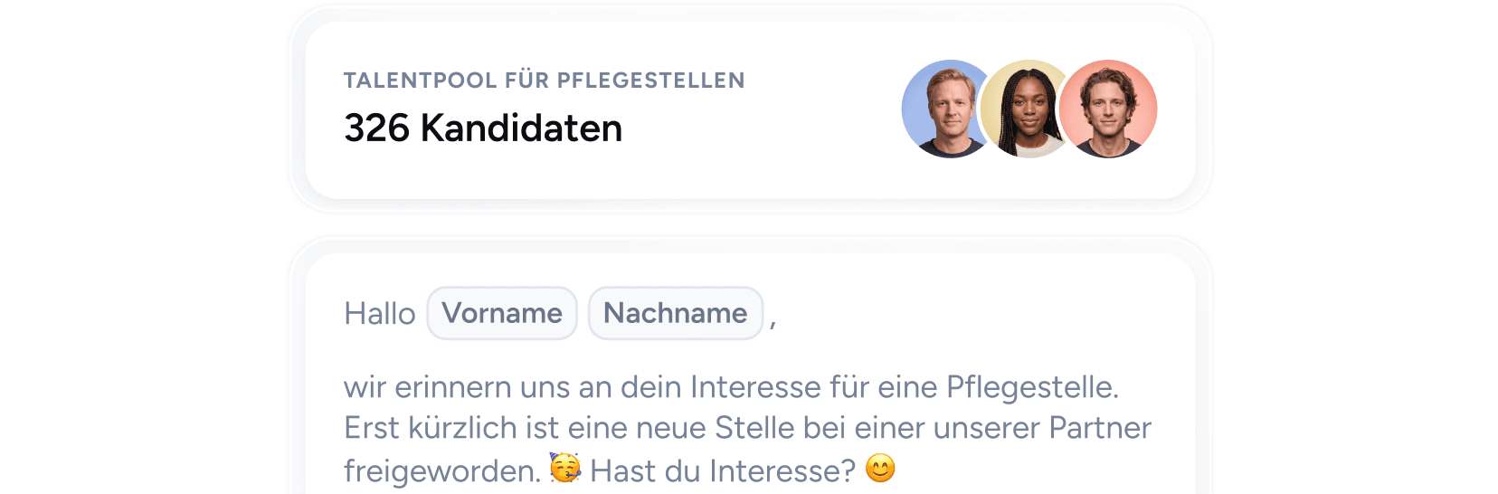 WhatsApp Newsletter für den Talentpool